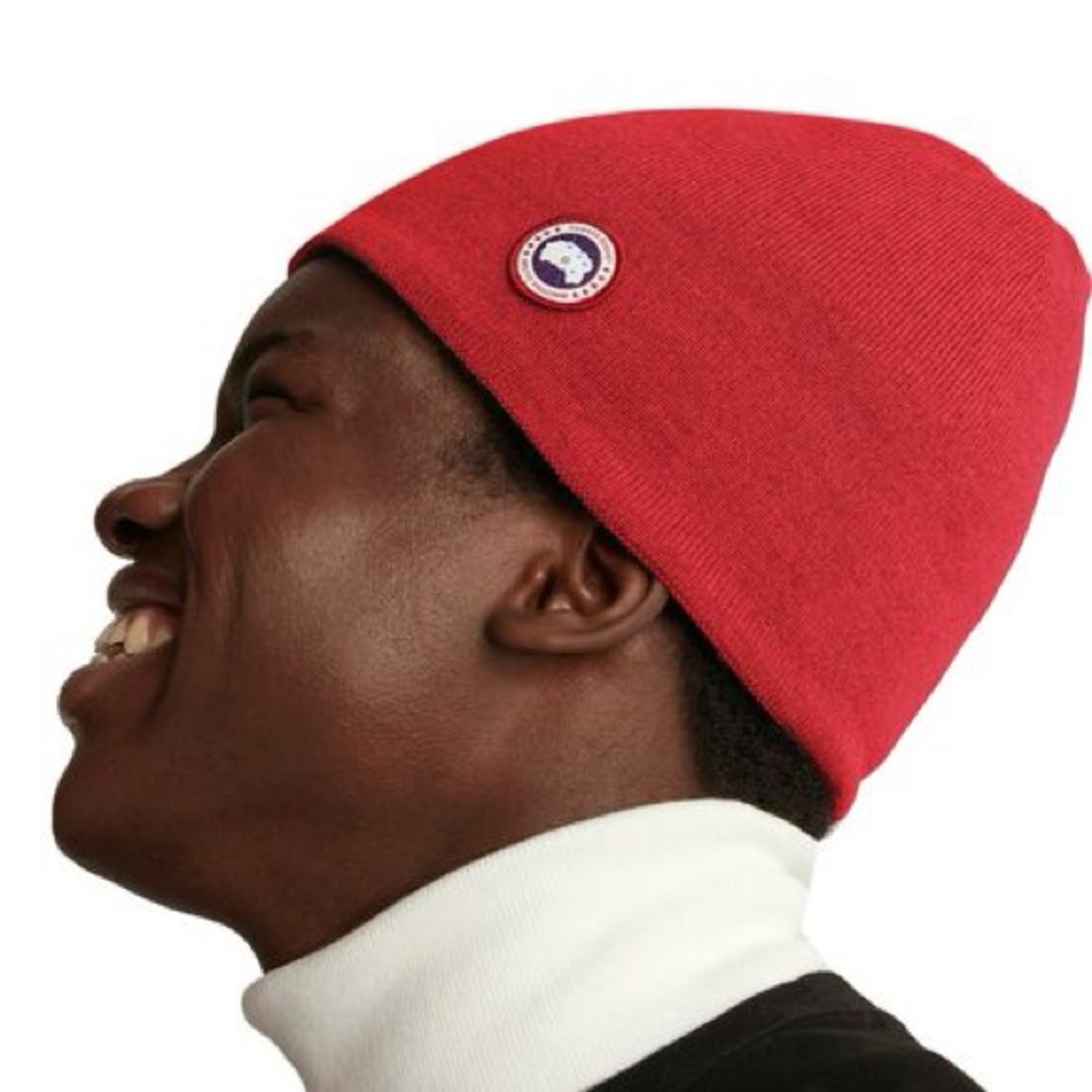 Canada Goose Red Beanie